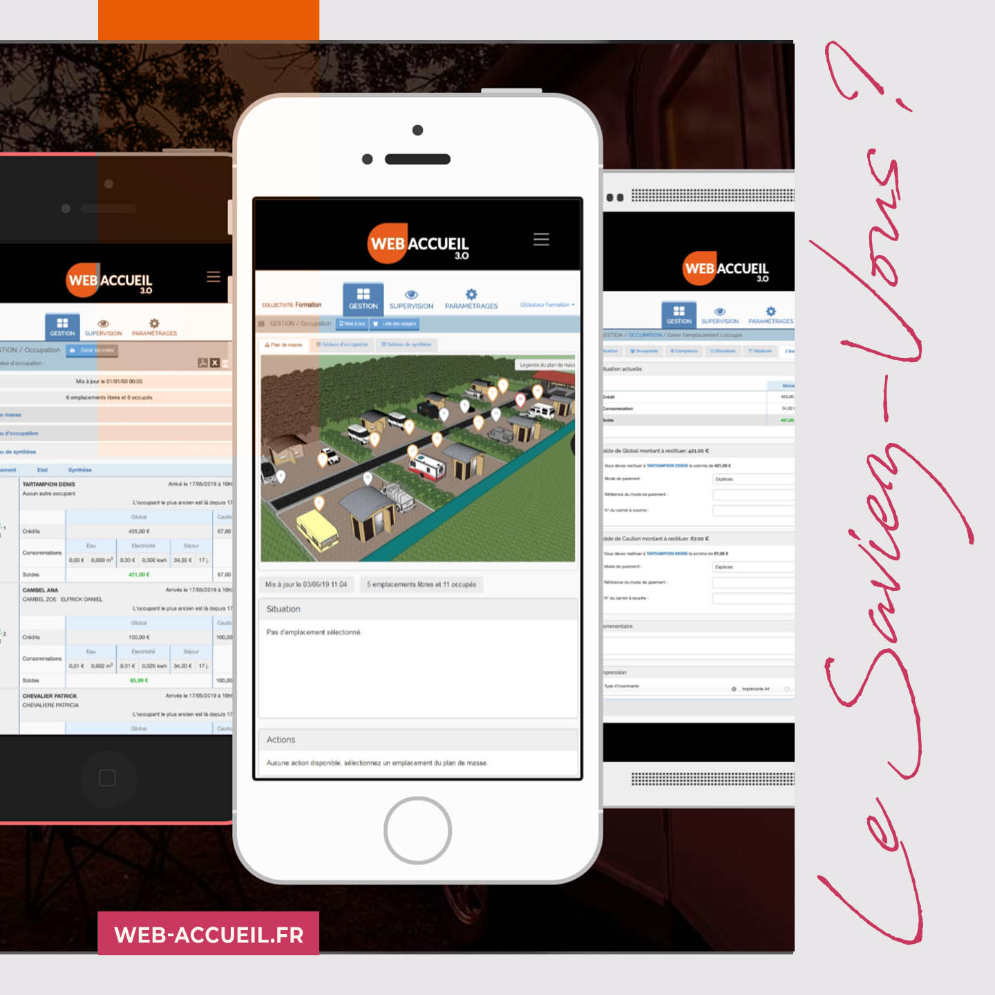 Pourquoi confier la télégestion de votre aire d’accueil des gens du voyage à WA Concept via ses solutions WebAccueil ? Pourquoi confier la télégestion de votre aire d’accueil des gens du voyage à WA Concept via ses solutions WebAccueil ?